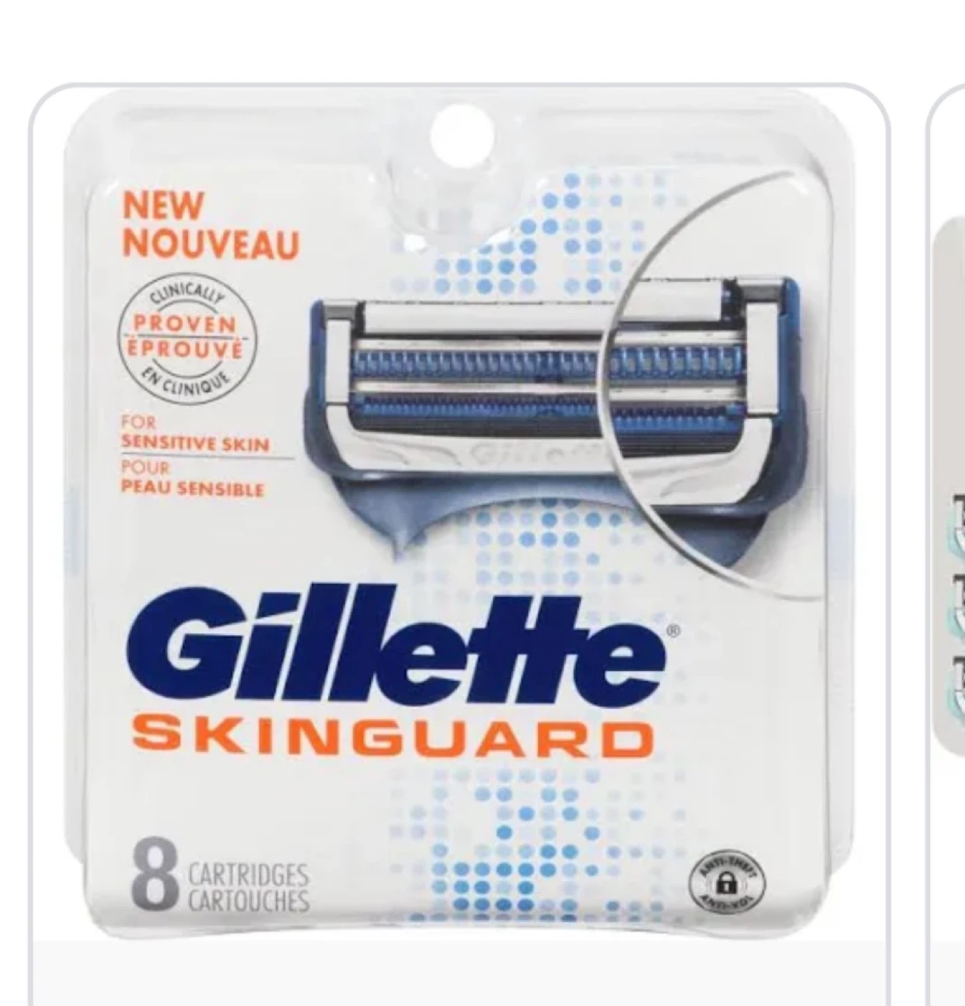 Gillette Skinguard Razor Cartridges - 8 Count