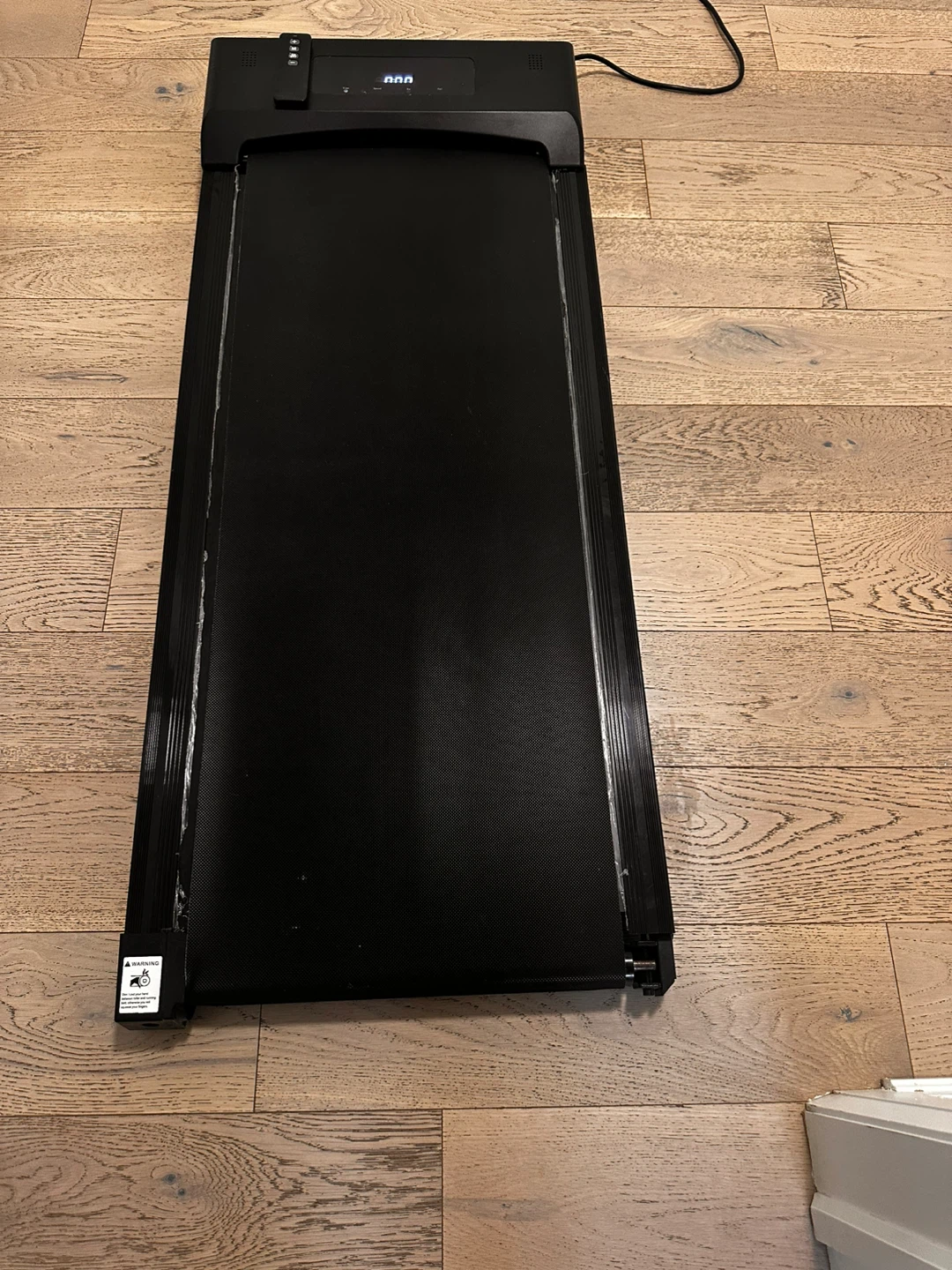 Black Treadmill with Digital Display