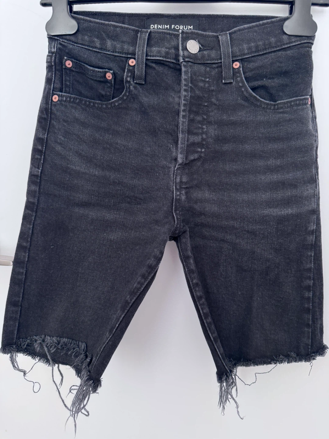 Denim Forum The Yoko Bermuda Short - Black