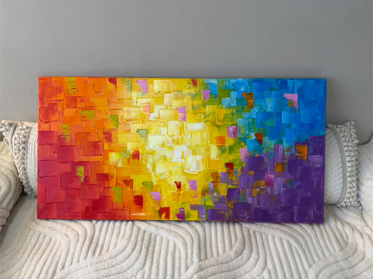Abstract Textured Painting