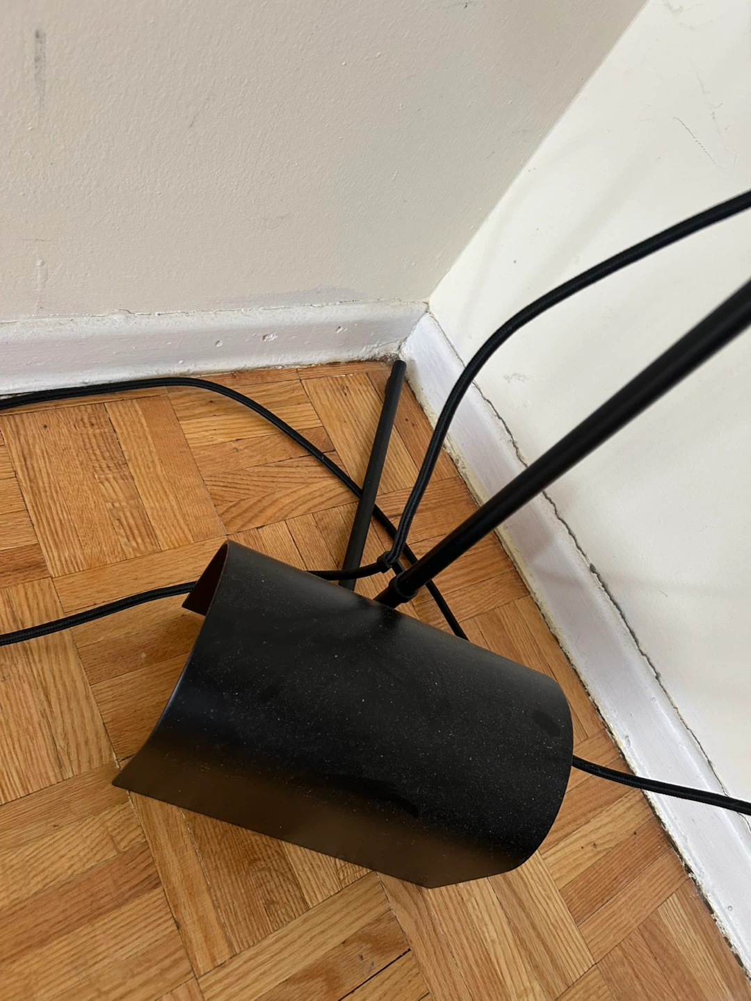 Black Floor Lamp with Edison Bulb - photo 4