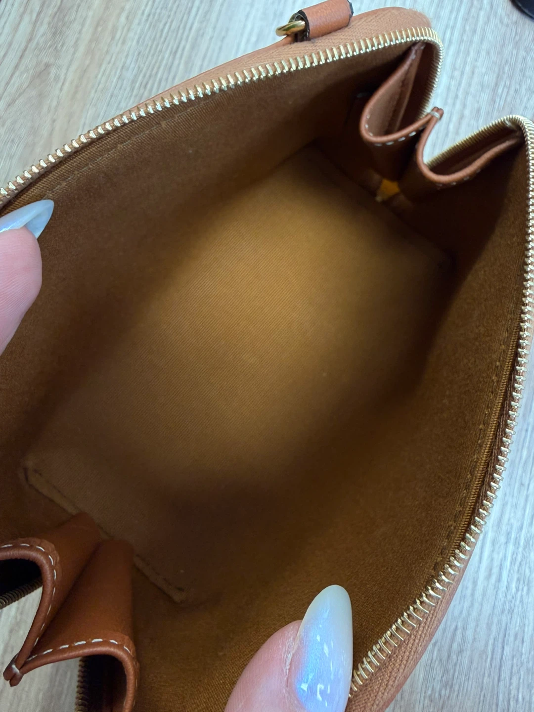 Celine Triomphe Canvas Small Pouch with Chain - photo 5