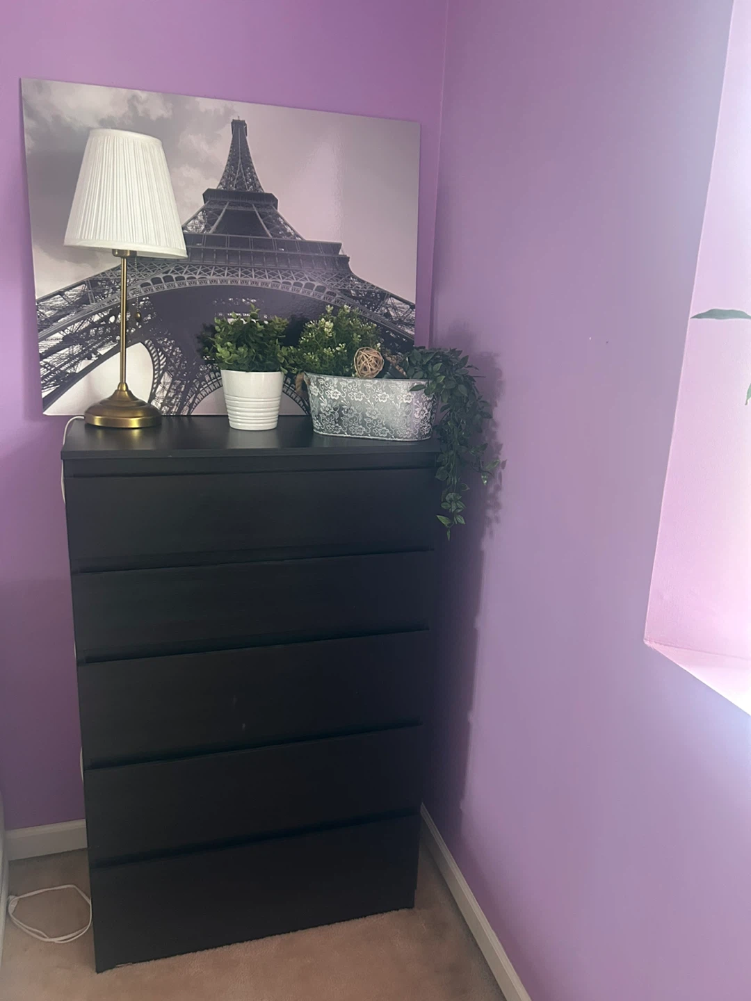 Black IKEA chest of drawers - photo 2