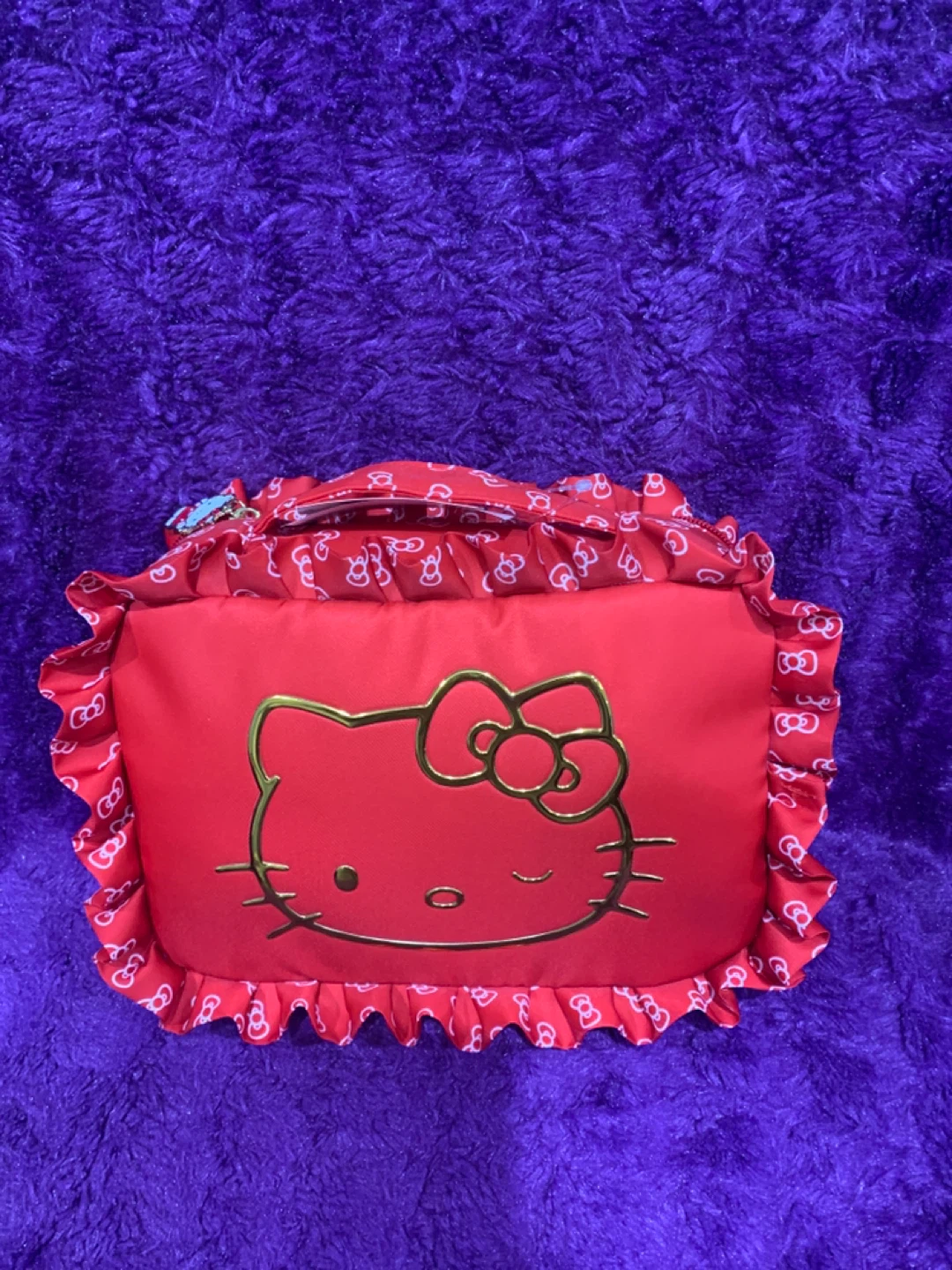 Hello Kitty Red Cosmetic Bag