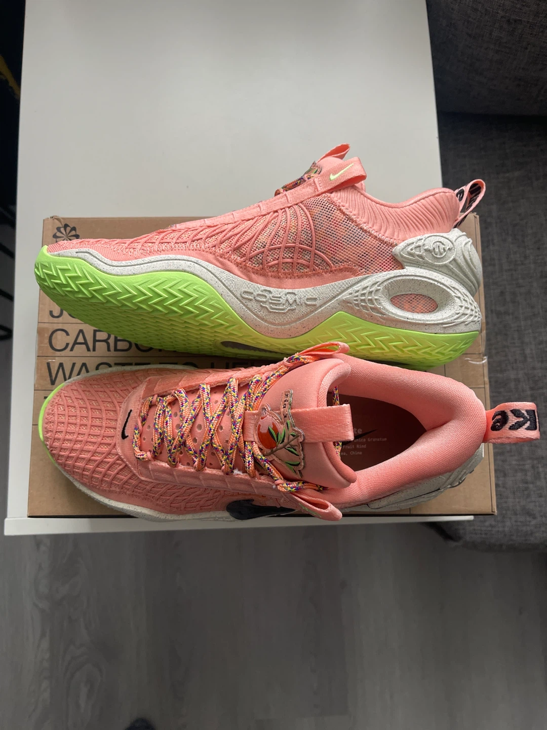 Nike Cosmic Unity "Fruity Pebble" Basketball Shoes - photo 3