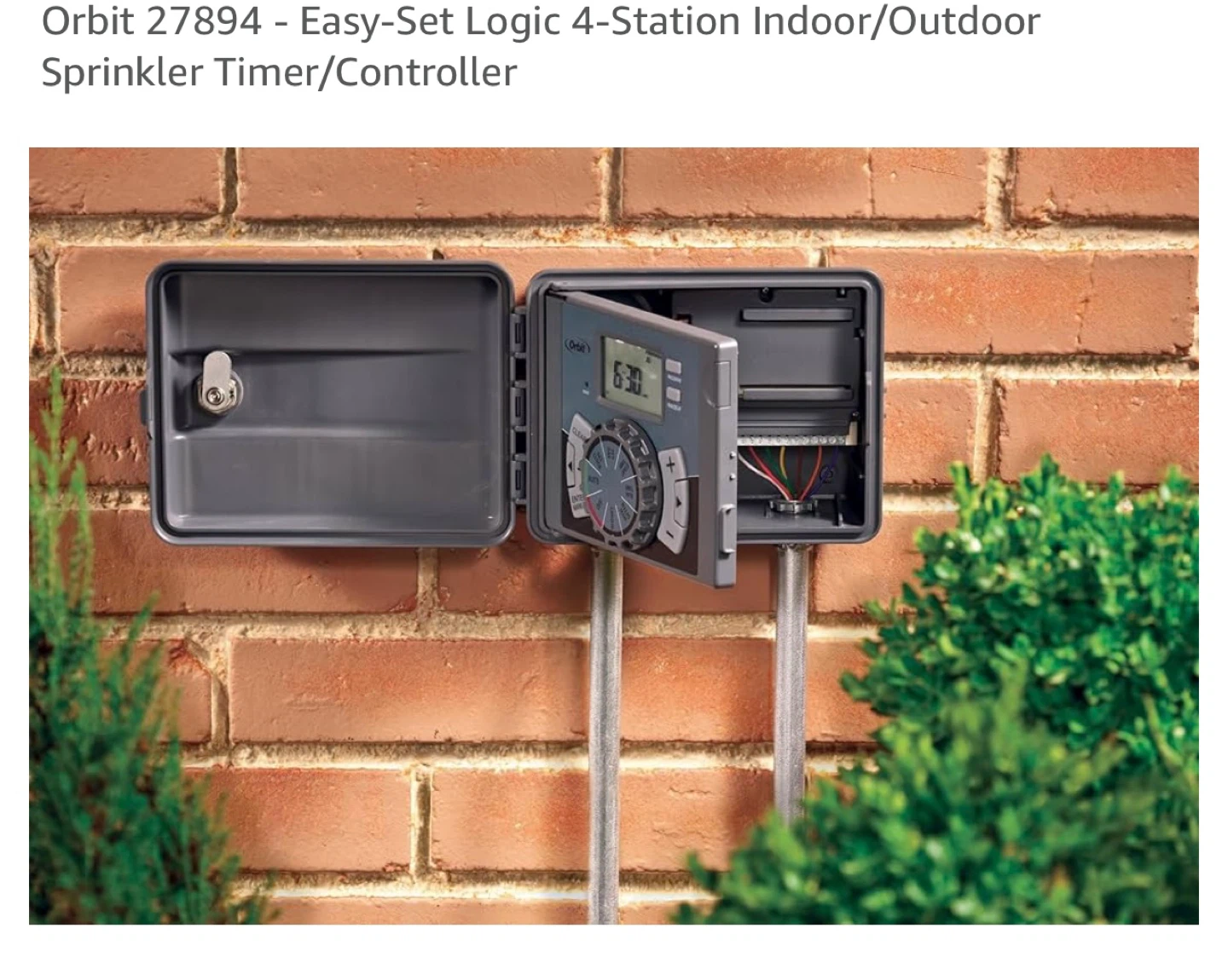 Orbit 27894 Easy-Set Logic 4-Station Sprinkler Timer - photo 2