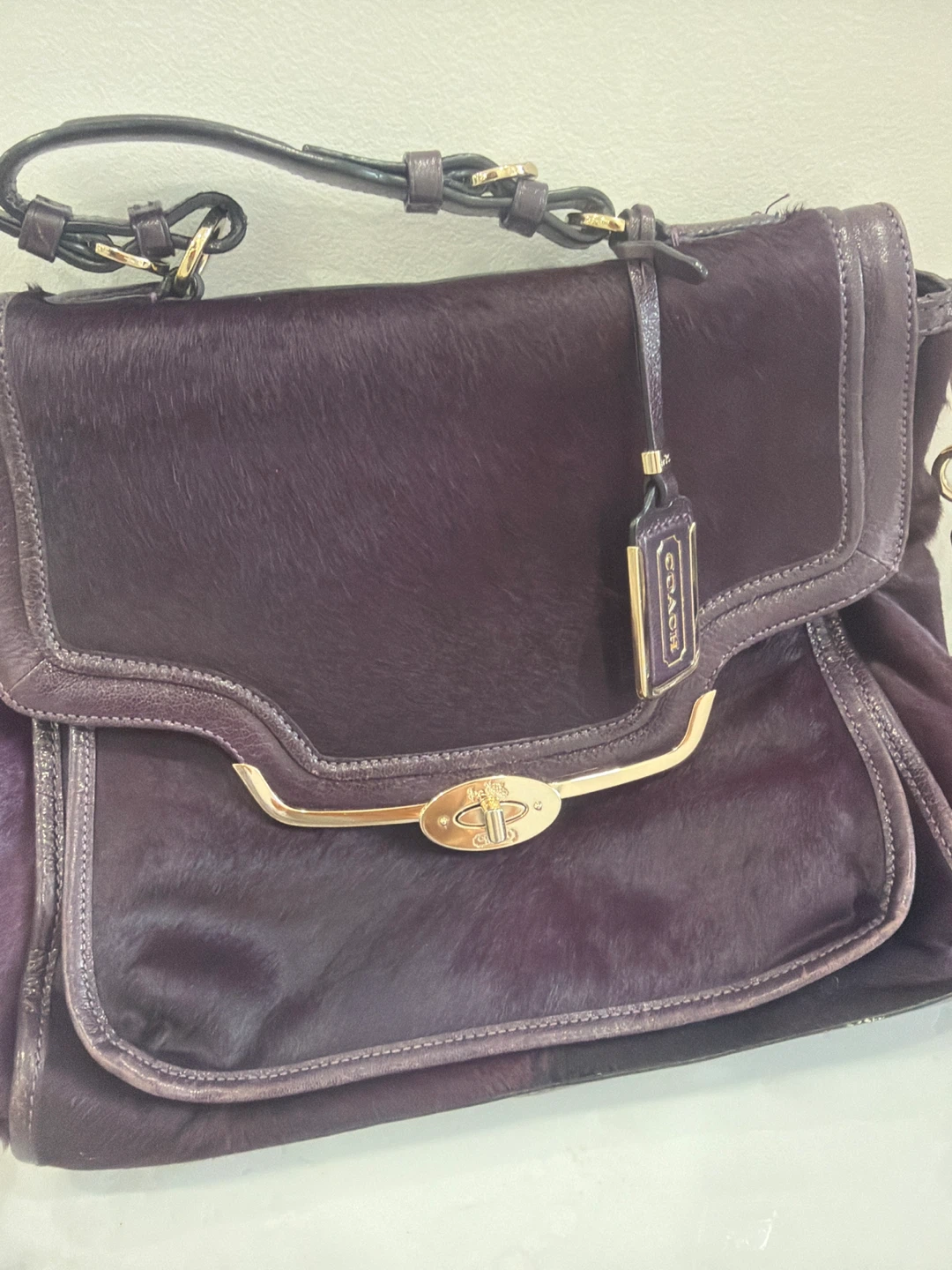 Coach Fur Handbag - photo 2