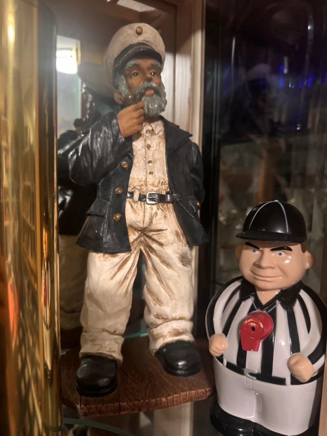 Nautical Captain Figure and Referee Figurine