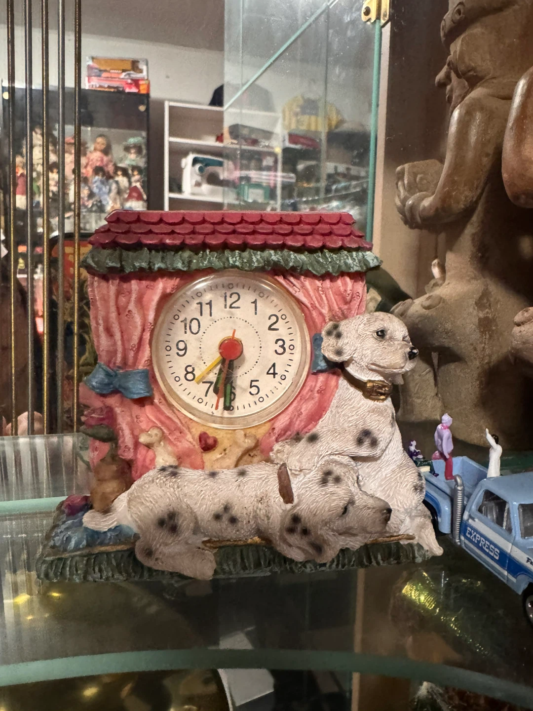 Dalmatian Dog Mantel Clock