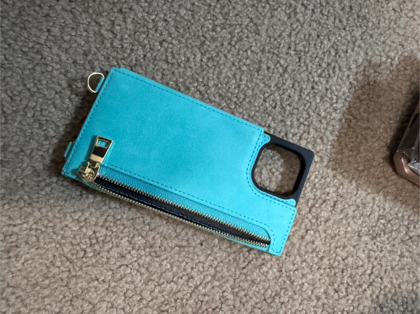 Teal Wallet Phone Case with Zipper - photo 2