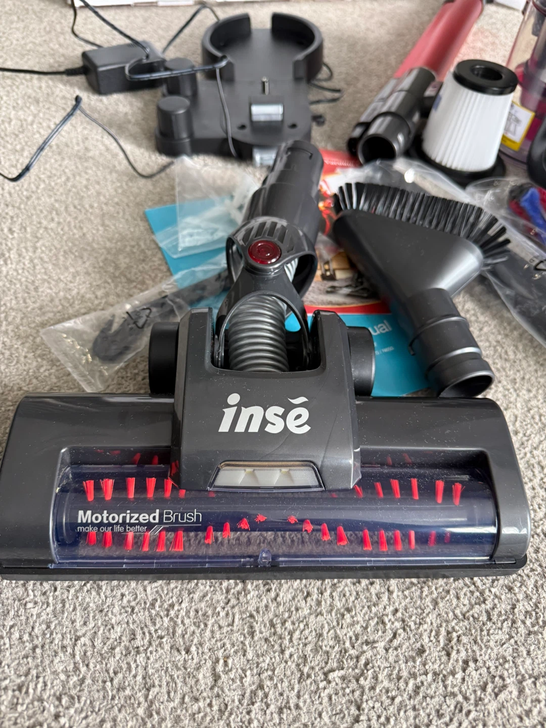 NEW INSE N6 Cordless Stick Vacuum, PARTS - photo 4