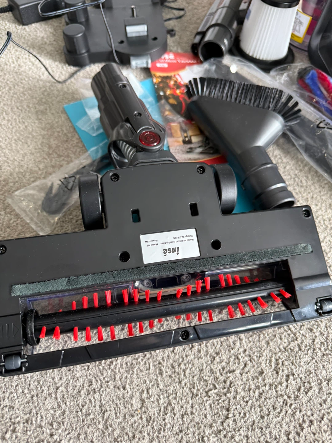 NEW INSE N6 Cordless Stick Vacuum, PARTS - photo 5