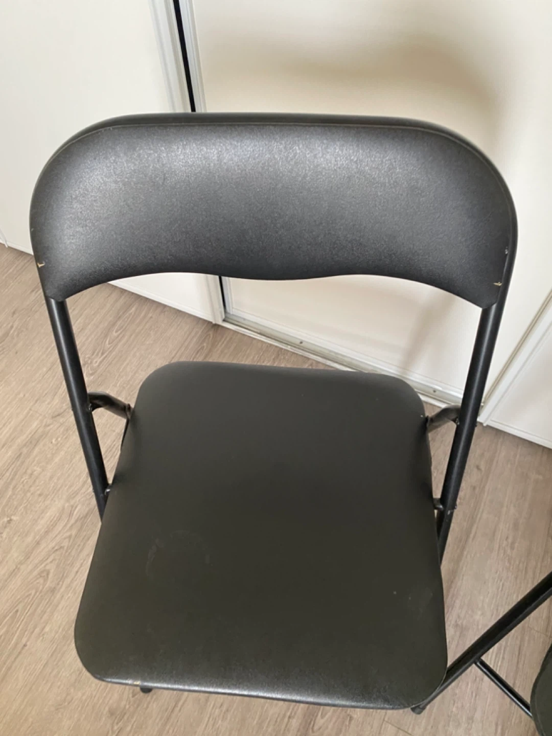 Black Folding Chairs - Set of 2 - photo 3
