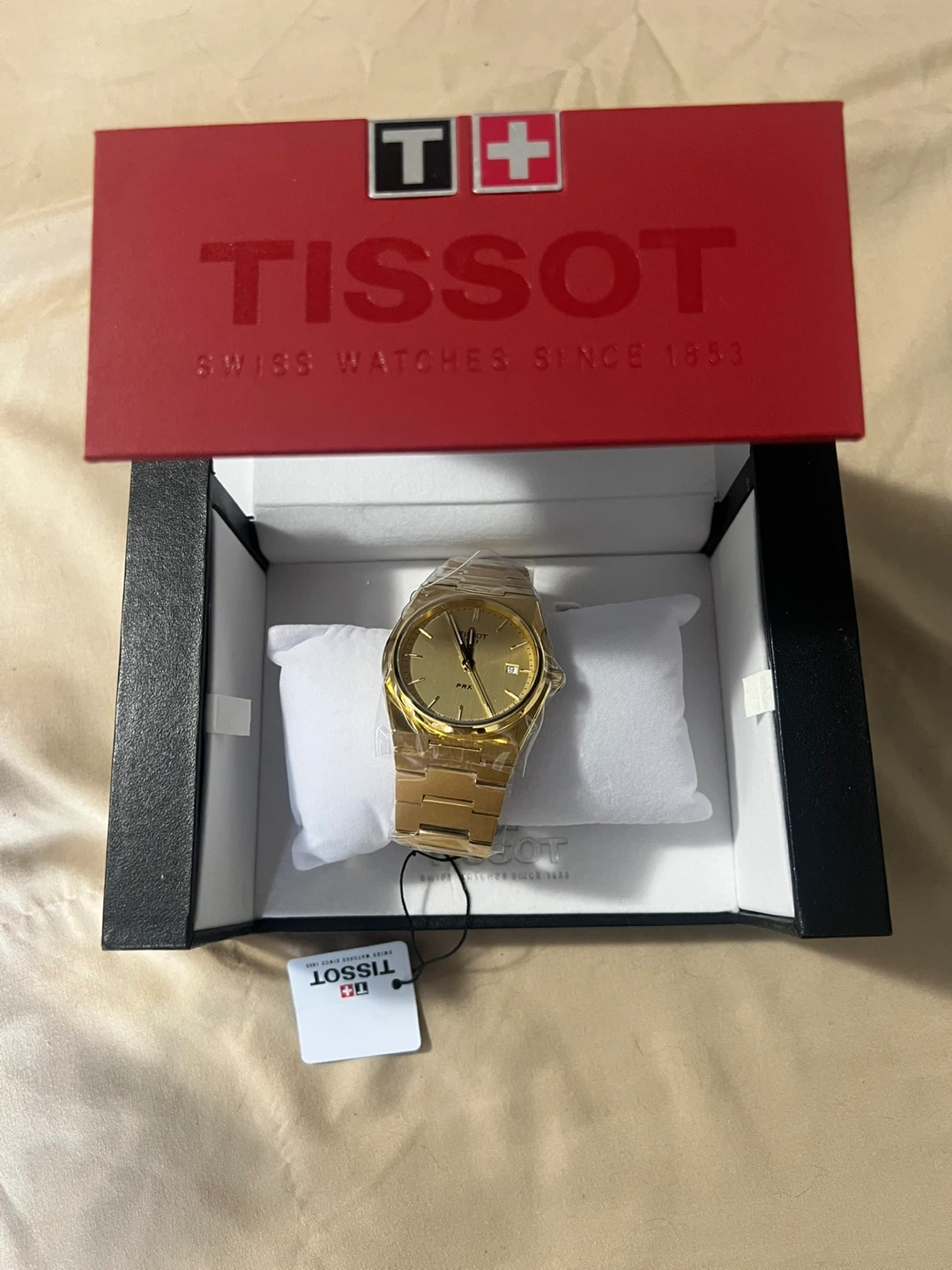 Tissot PRX Quartz Gold Tone Watch - photo 2