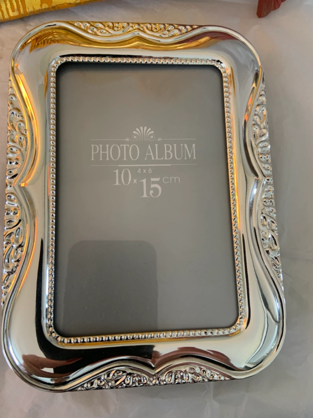 BIRKS Silver Tone Photo Album Frame 4x6/10x15cm - photo 3