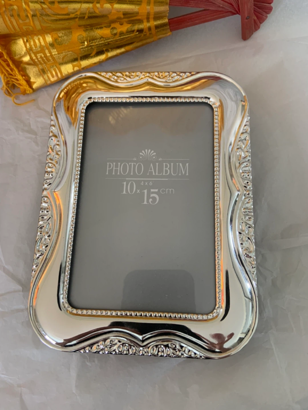 BIRKS Silver Tone Photo Album Frame 4x6/10x15cm