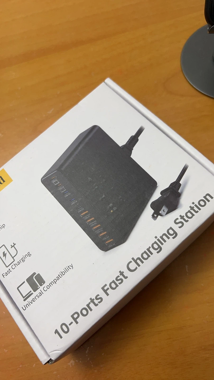 800W 10-Port GaN3 Fast Charging Station - photo 5