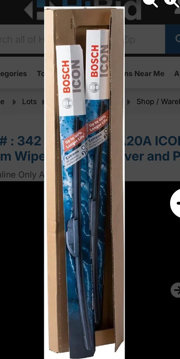 Bosch ICON 22A20A Beam Wiper Blades - 1 Pack - photo 2