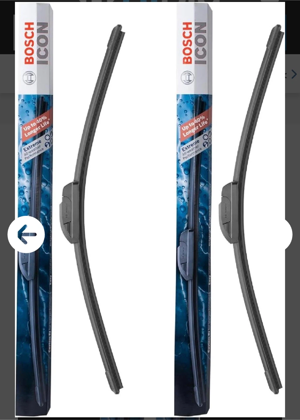 Bosch ICON 22A20A Beam Wiper Blades - 1 Pack - photo 3