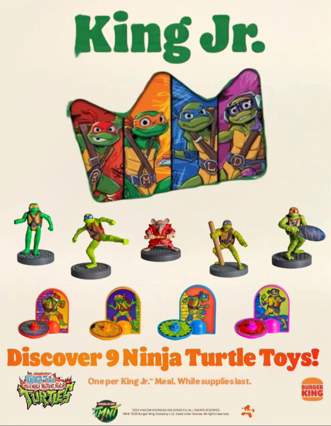 Burger King - Tales of the TMNT King Jr. Toy (Master Splinter) - photo 4