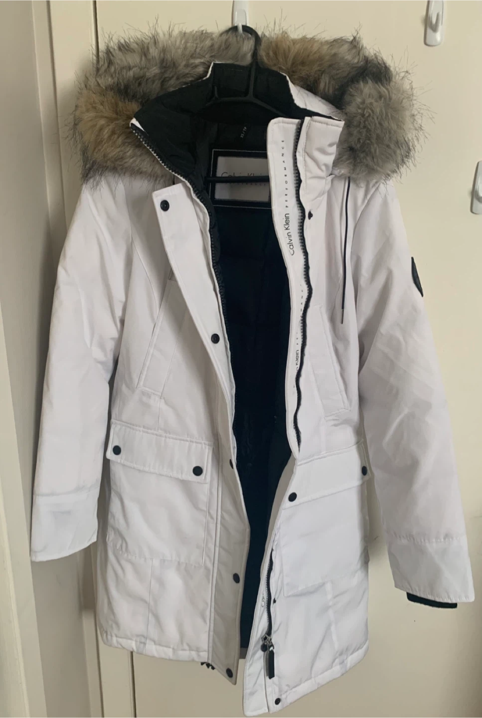 Calvin Klein Performance White Down Parka