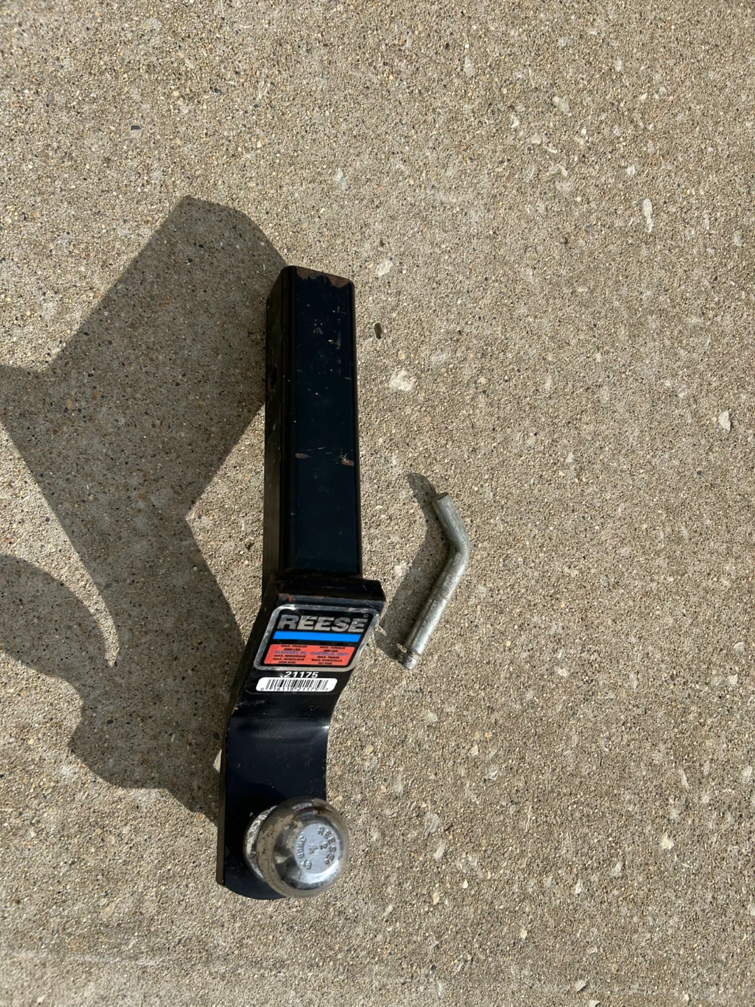 Reese Trailer Hitch Ball Mount with Pin