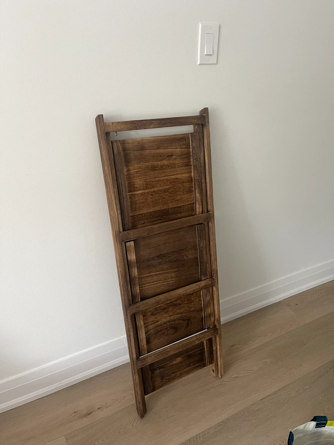 Rustic Wooden Folding Ladder Plant Shelf - photo 2