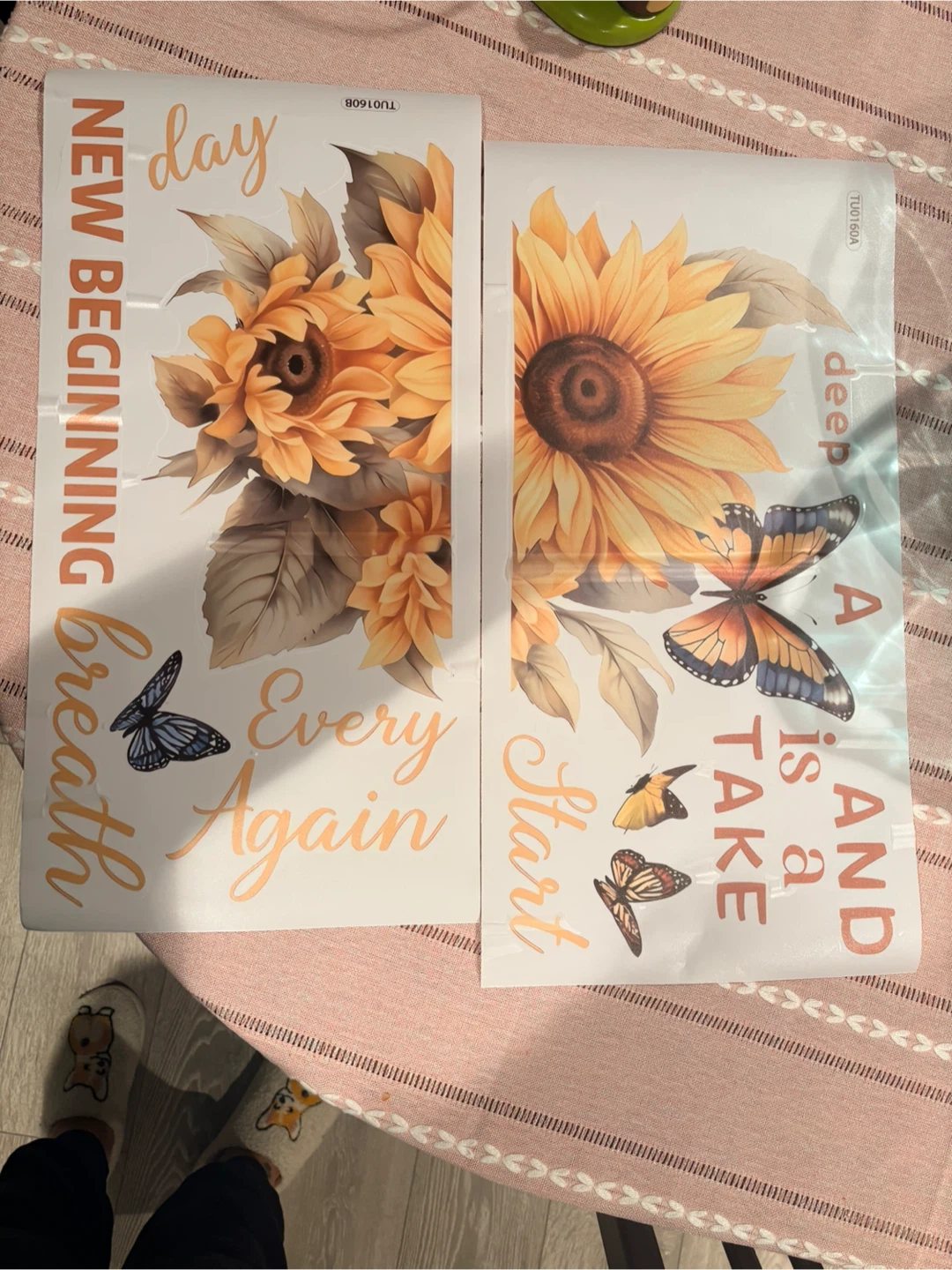 Sunflower "New Beginning" Wall Stickers - photo 2