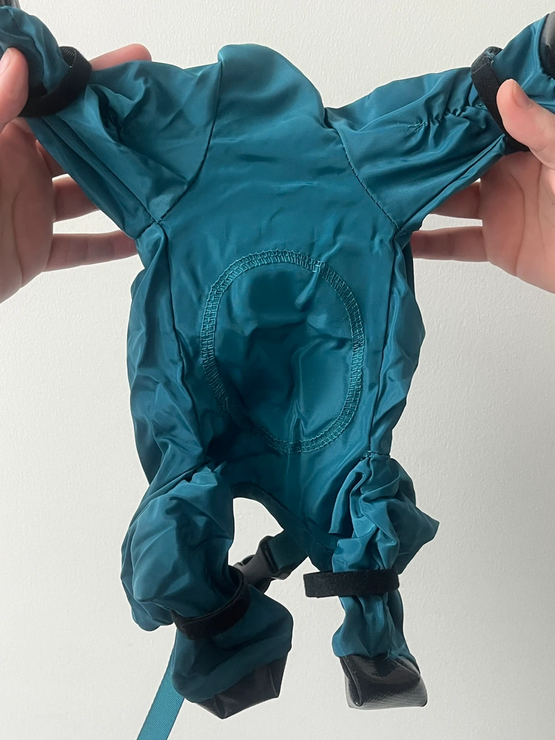 Teal Dog Raincoat / Onesie - photo 2