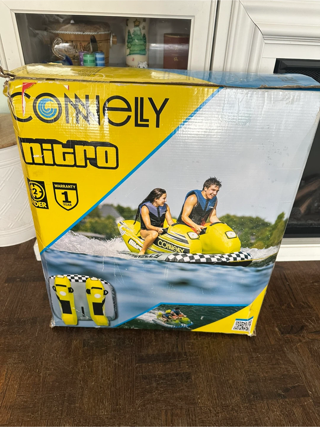 Connelly Nitro 2 Bike Themed Water Towable Tube - Yellow