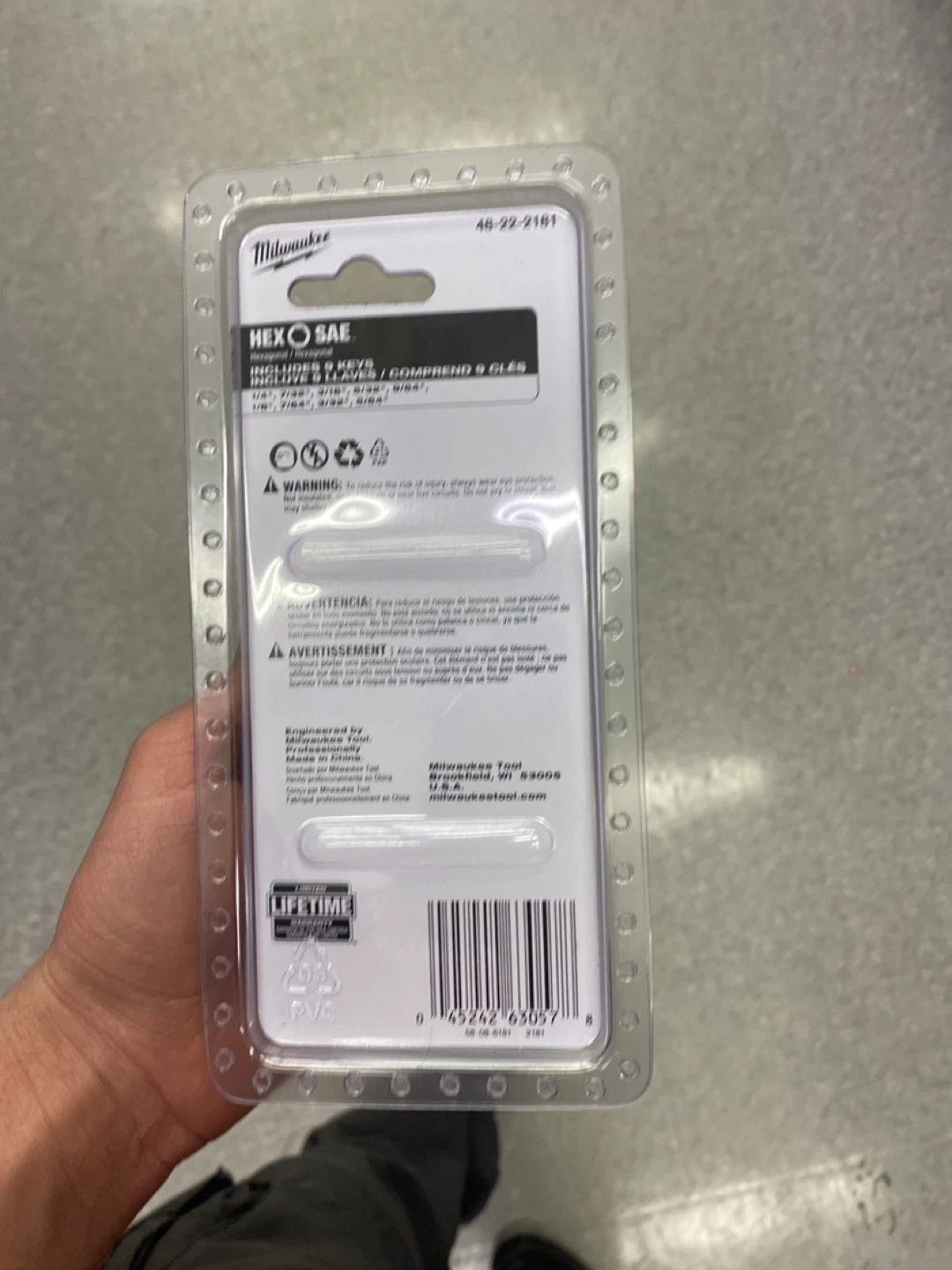Milwaukee 9-Piece SAE Hex Key Set - photo 2