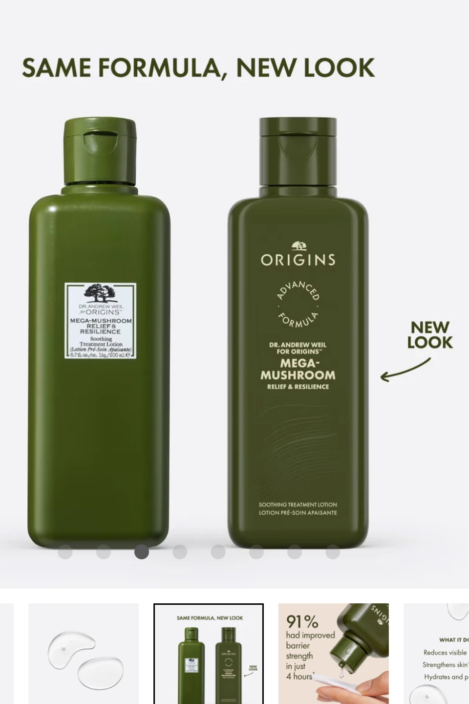 Origins Mega-Mushroom Soothing Treatment Lotion 200ml - photo 2