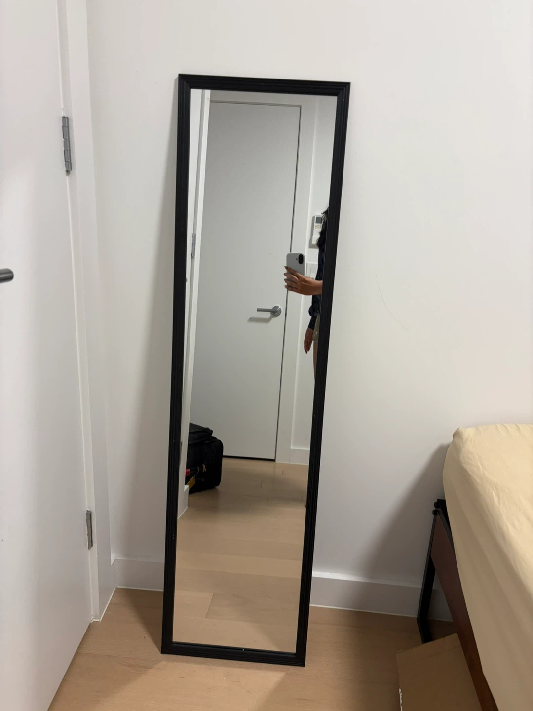 Full Length Mirror - Black Frame 13in x 48in - photo 2