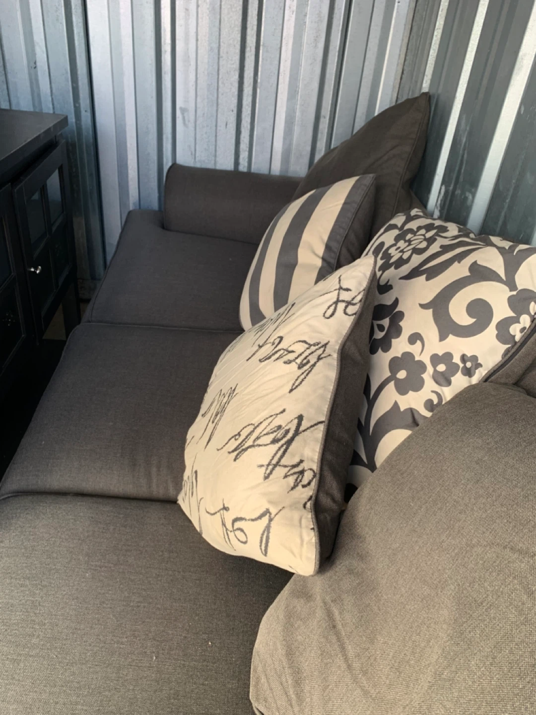 Gray Loveseat and Accent Chair Set - photo 3