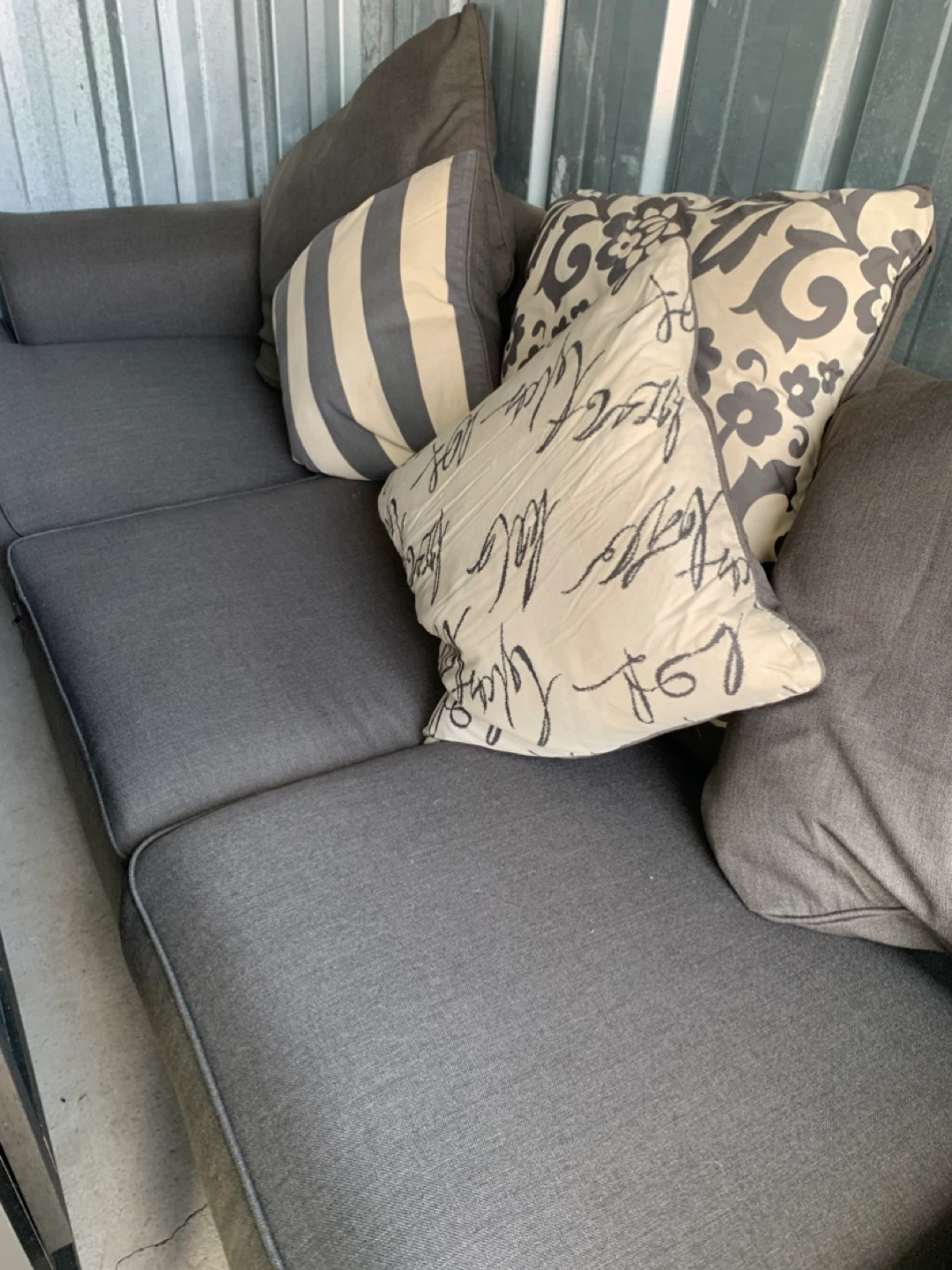 Gray Loveseat and Accent Chair Set - photo 5