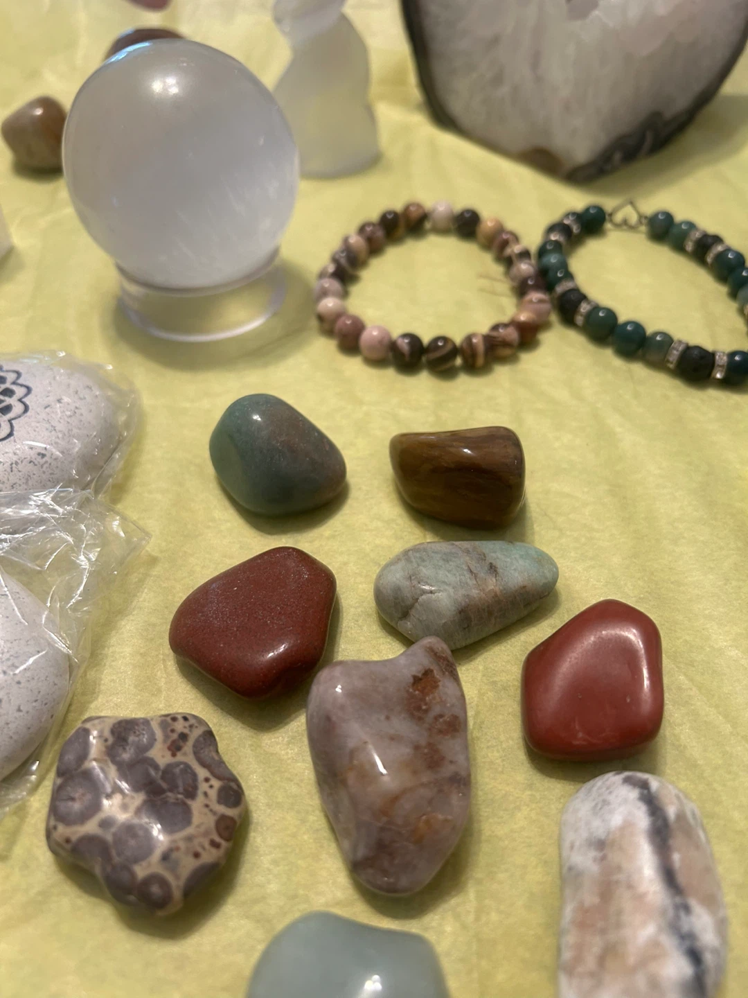 Assorted Crystal Gemstones and Bracelets - photo 3