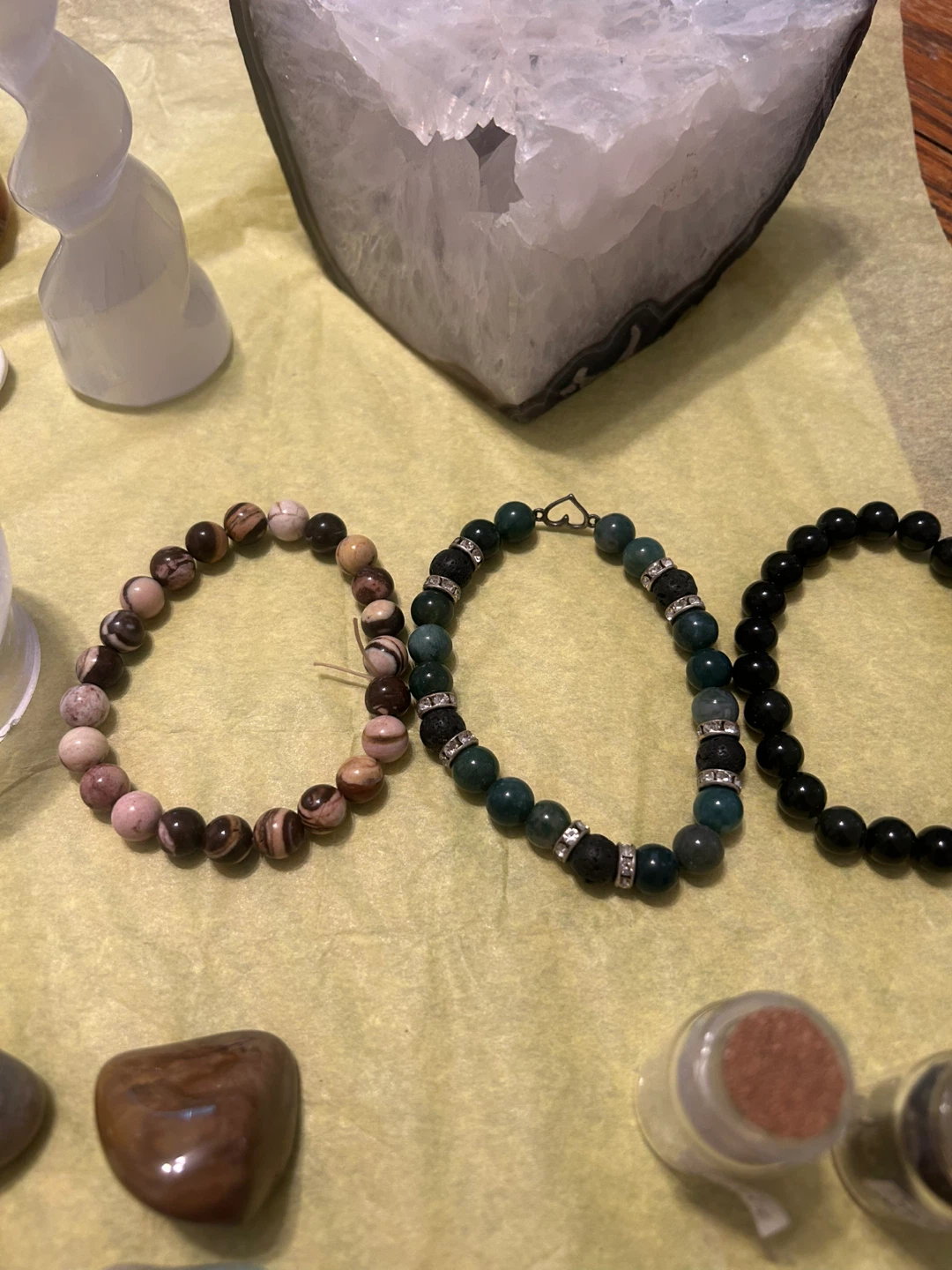 Assorted Crystal Gemstones and Bracelets - photo 2