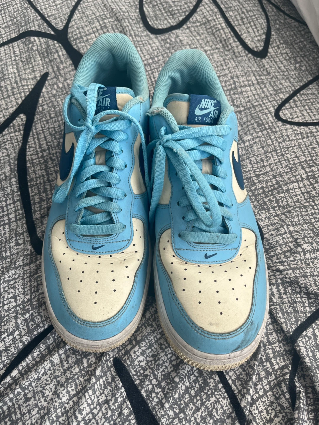 Nike Air Force 1 Low - Light Blue/Cream