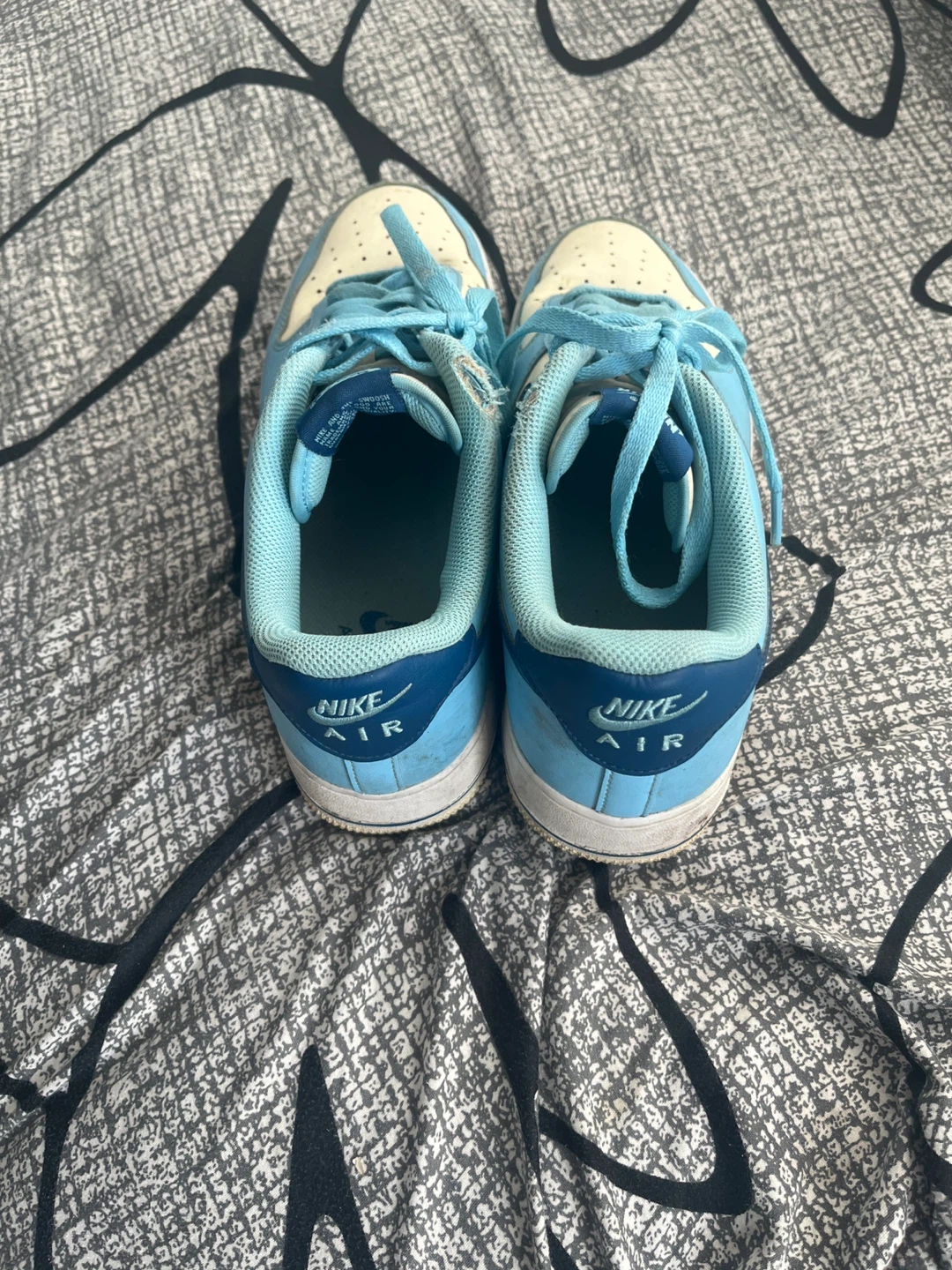 Nike Air Force 1 Low - Light Blue/Cream - photo 2