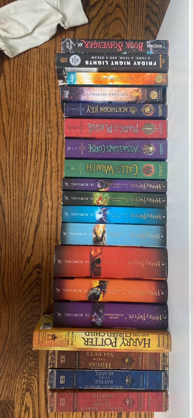 Collection of Harry Potter and other books