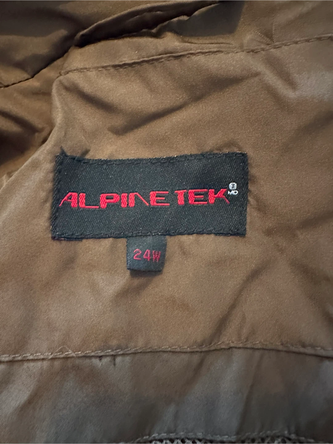 AlpineTek Brown Hooded Jacket 24W - photo 2