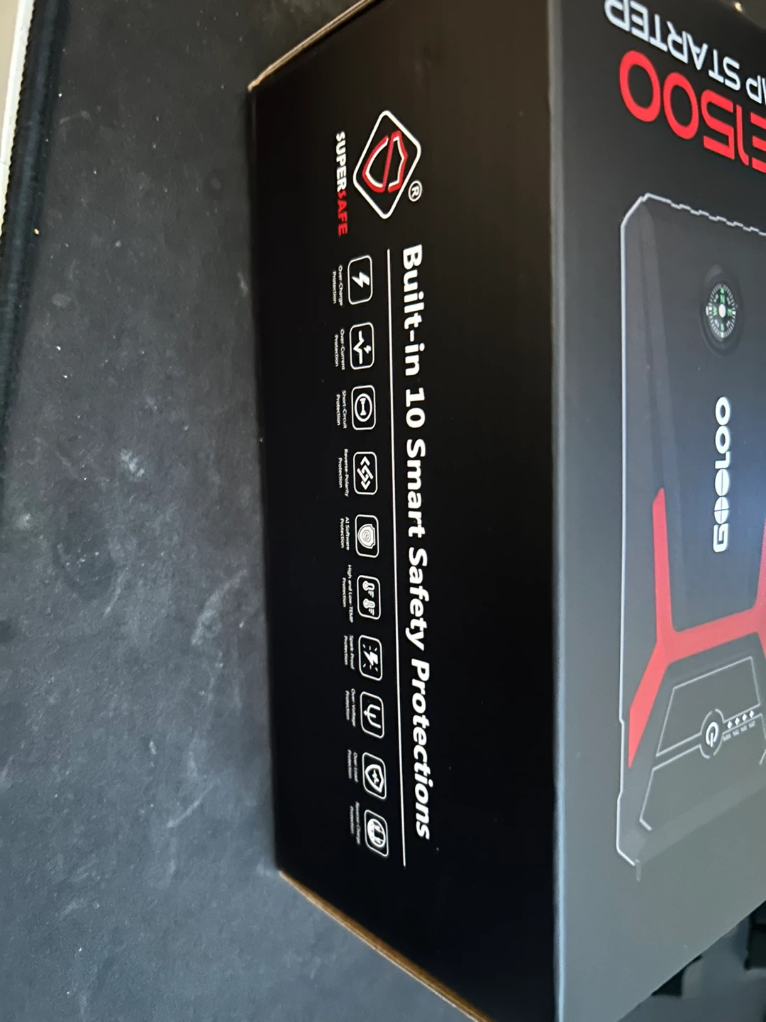 Gooloo SuperSafeCar Jump Starter with Jumper Cables - photo 5