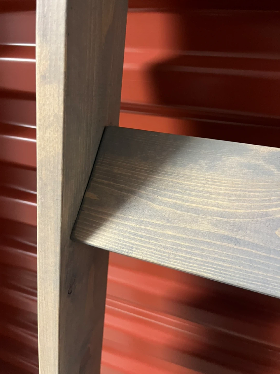 Wooden Ladder Shelf - photo 2