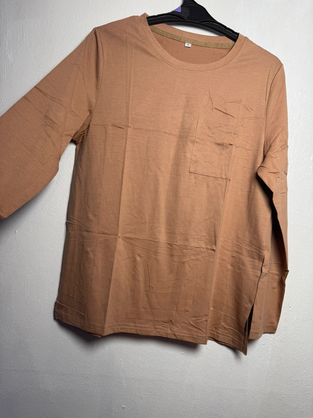 Brown Long Sleeve T-Shirt