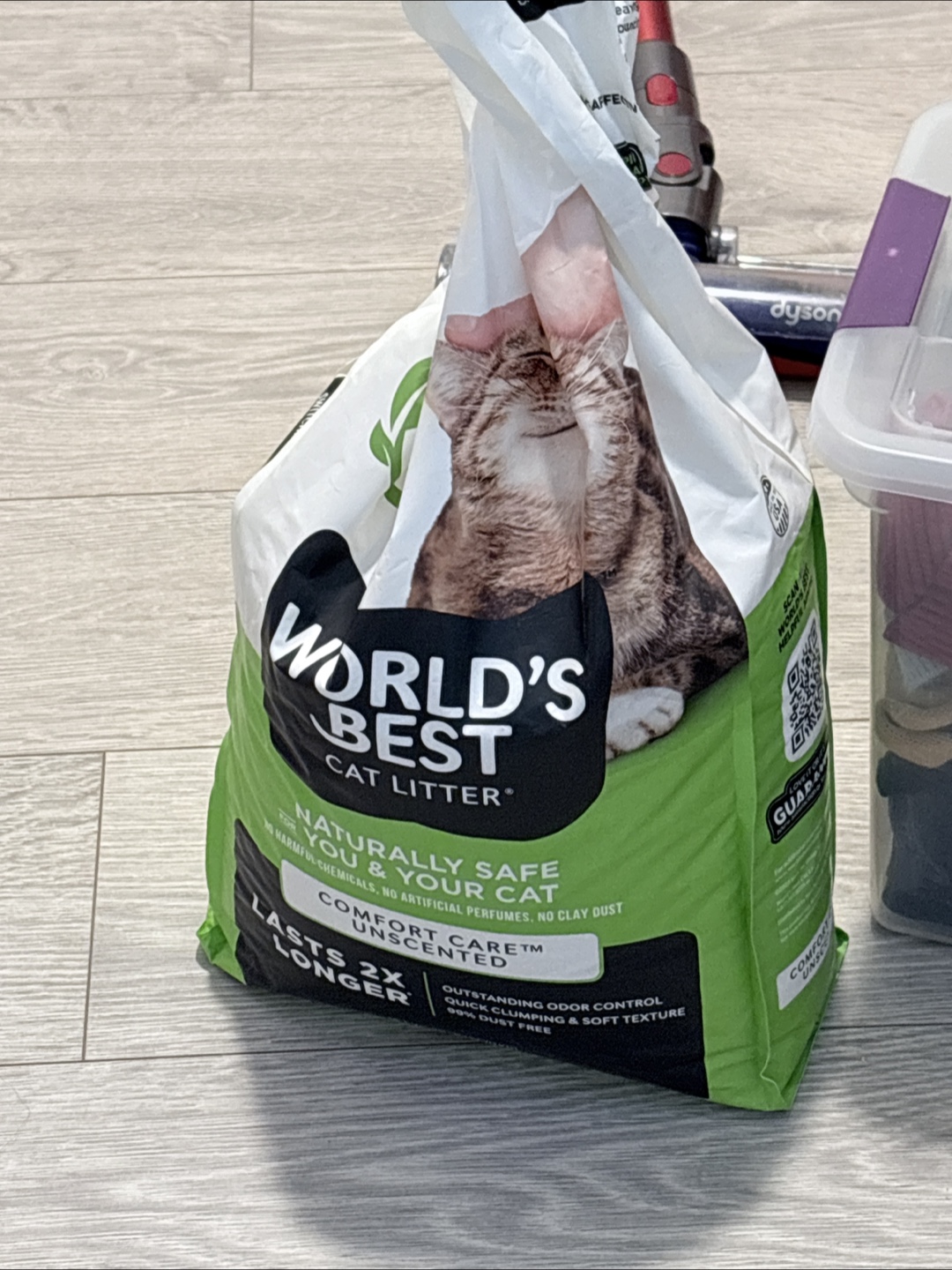 IRIS top entry litter box with corn litter - photo 3