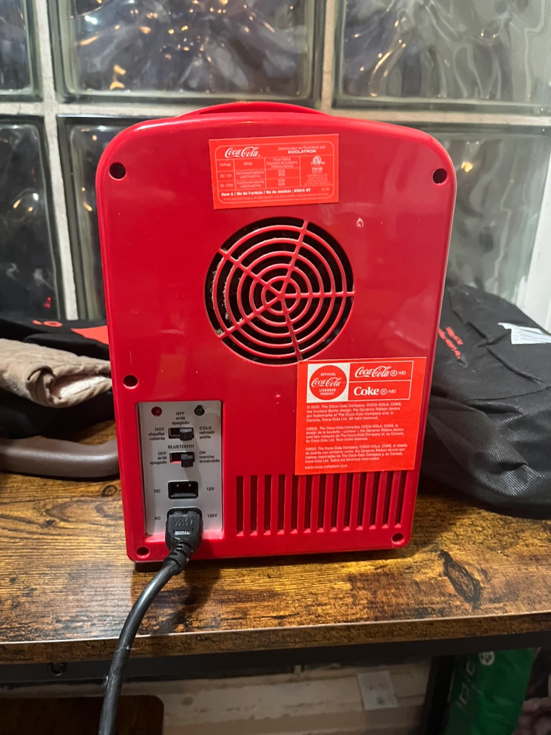 Bluetooth Coca-Cola Mini Fridge - photo 2