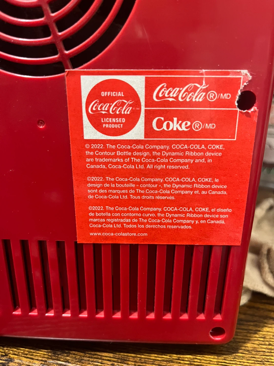 Bluetooth Coca-Cola Mini Fridge - photo 3
