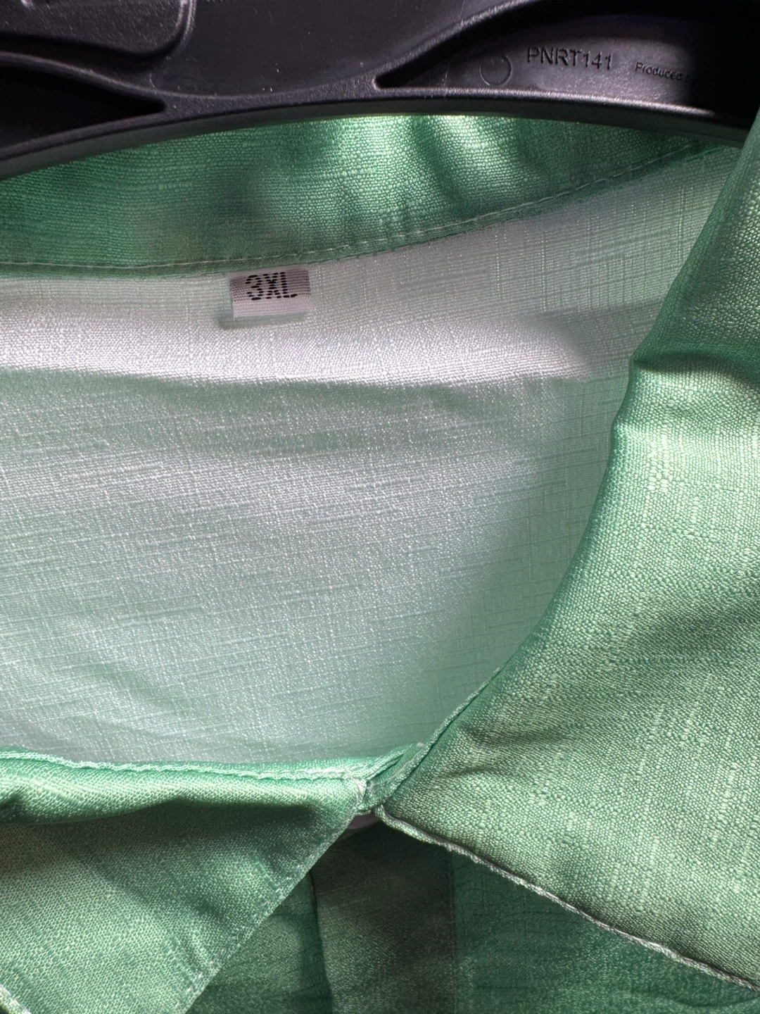 Green 3XL Samurai Cat Dragon Print Button-Up Shirt - photo 3