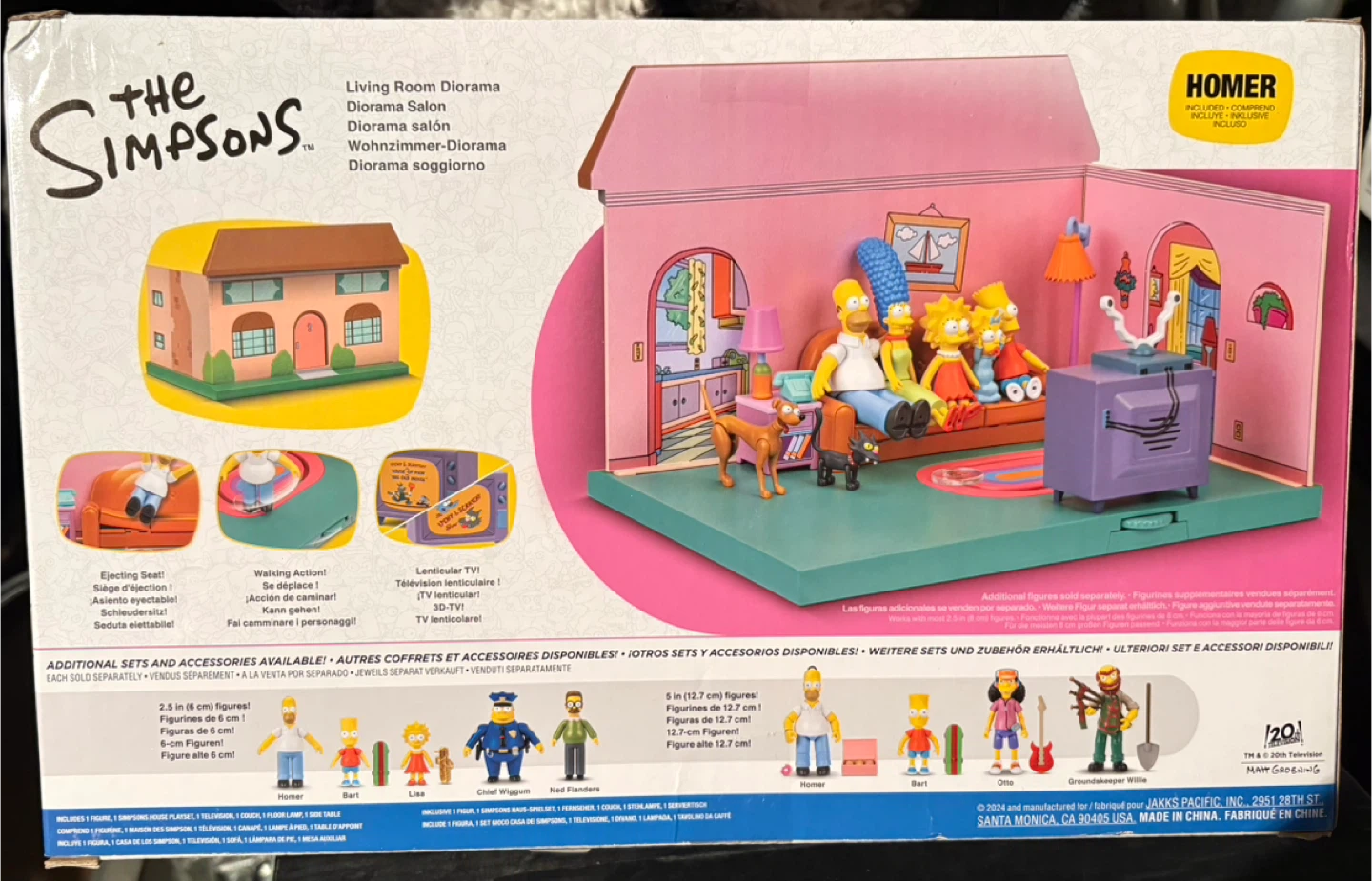 The Simpsons Living Room Diorama Playset