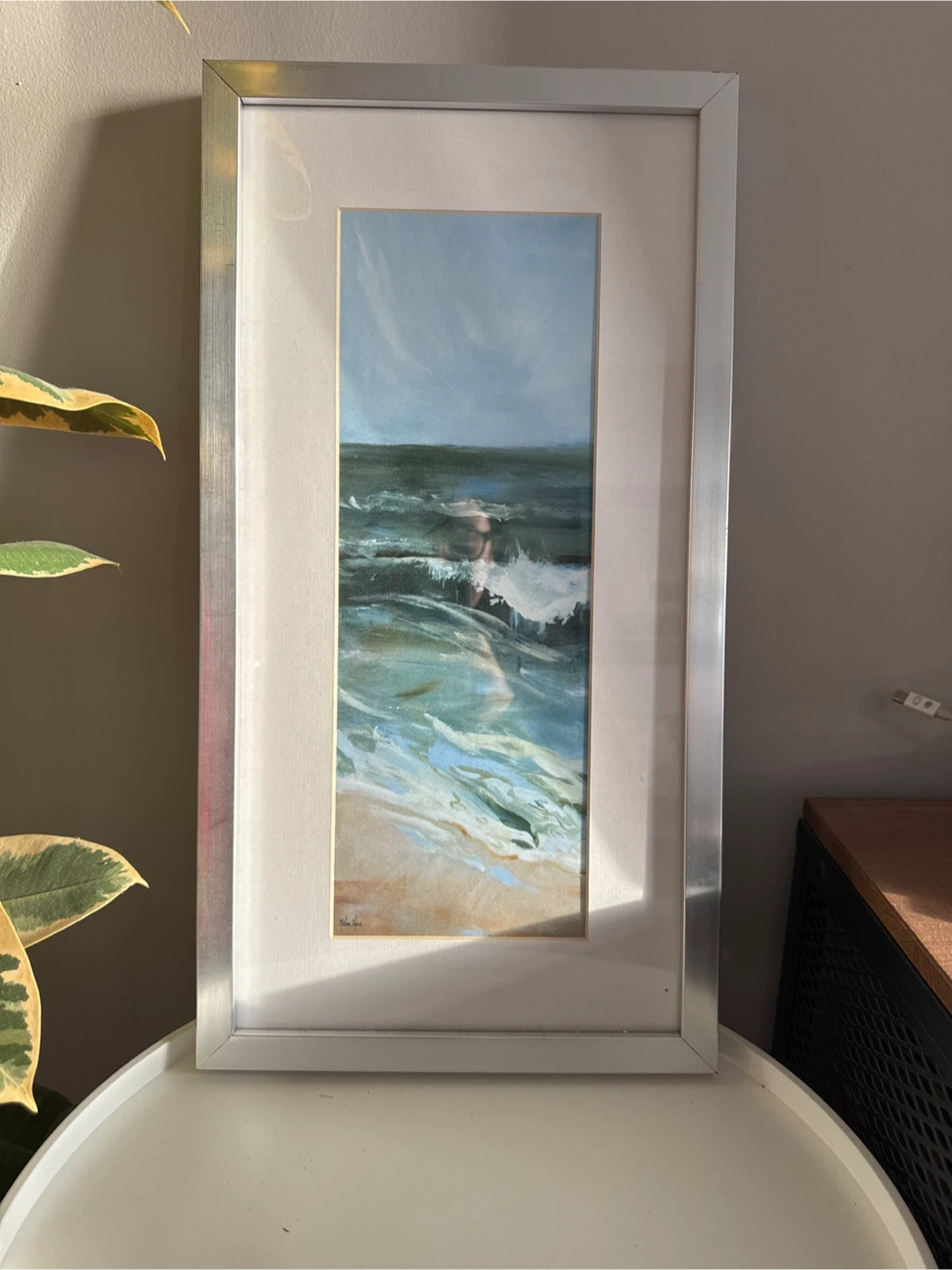 Framed Ocean Wave Art Print (Set of 2) - photo 3